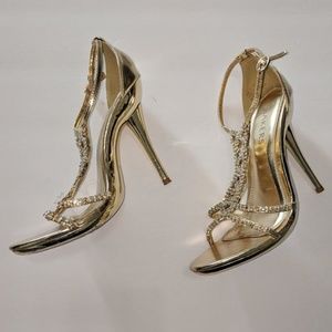 ✨ Bakers ✨ Libbi Gold Heels - Sz. 7